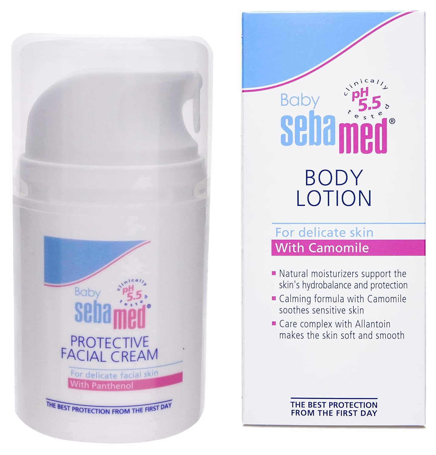 Buy SebaMed Baby Protective Facial Cream (50ml) & SebaMed Baby Lotion