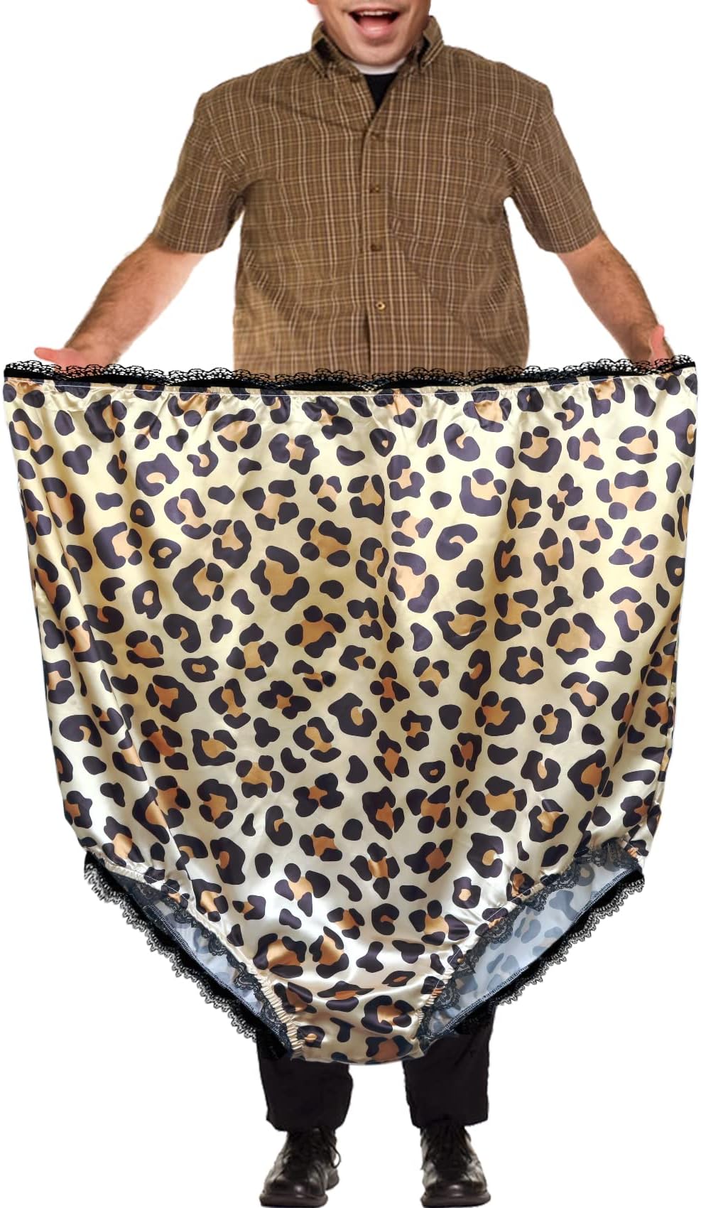 Cozymate Big Undies Gag Gift Funny Big Underwear Mama Undies Plus Size Granny Panties White Elephant Joke Gift for Women Men
