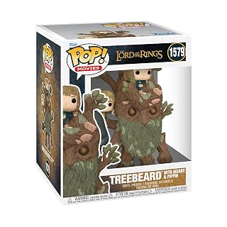 Funko Pop! Super: Lord of The Rings – Treebeard with Merry & Pippin - Les Beatles, Paul McCartney, John Lennon, RIngo Starr, George Harrison