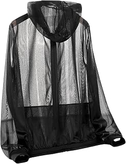 Mesh Hoodie - Breathable Full-Zip Long Sleeve Top | + Lightweight Summer Ne | Lightweight Mesh Hoodies For Men Women Adults Summer Mesh Hoodie Full-Zip Long Sleeve Net Clothing Washable Outerwear