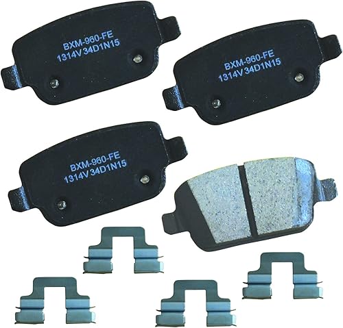 Vista 440 de Bendix Premium SBM8 - Pastillas de freno semimetálicas Premium para modelos seleccionados Buick Special, Camaro, Corvette, Phaeton, Olds F85, Vista