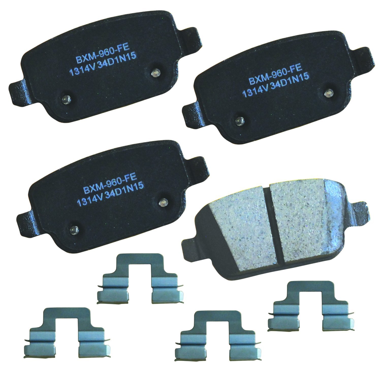 Bendix Premium SBM1314V Semi-Metallic Rear Brake Pads for Volvo S80 2008-2007