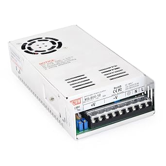 CNCTOPBAOS 600W 12V DC Switching Power Supply, Industrial Transformer PSU AC to DC 12Volt Adapter Converter 50A for LED Strip Light CCTV Camera Radio Audio Amplifier CNC 3D Printer 12V 50A