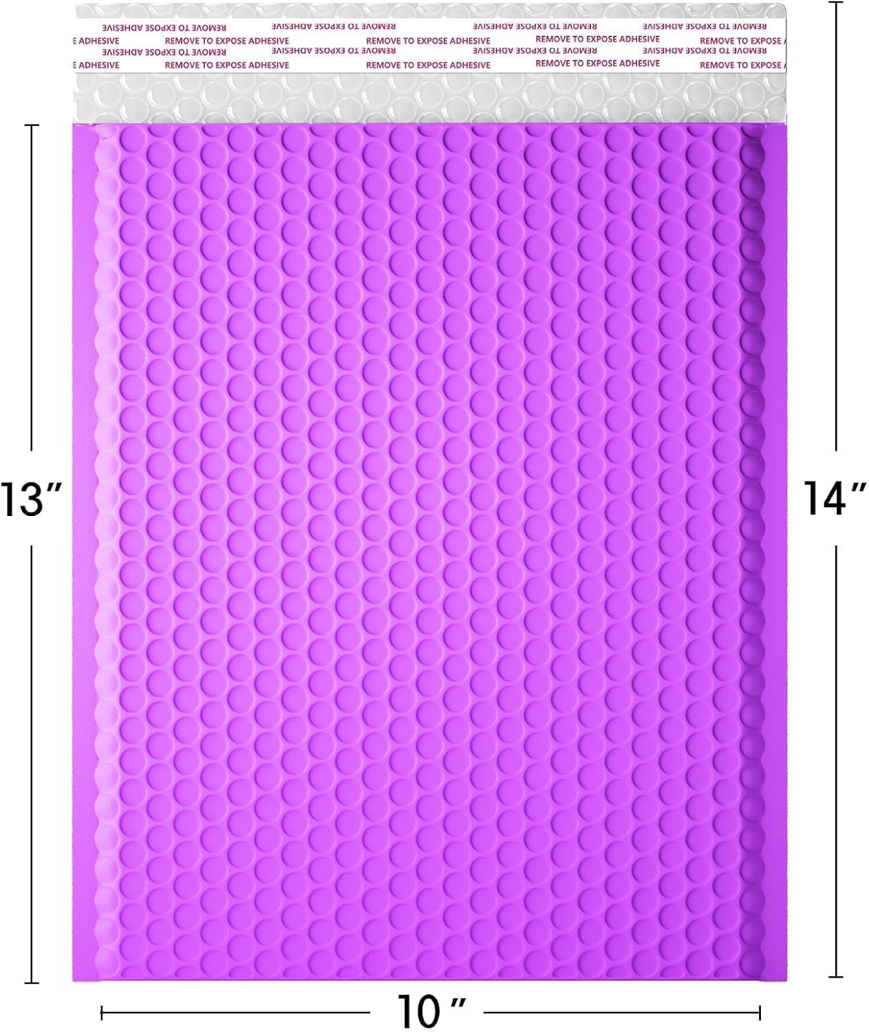 10 x 13 Inch Bubble Mailer 40 Pack, Waterproof Padded Envelopes with Strong Self-Seal Adhesive, Cushioning Shipping Bags with Bright Color for Small Business - Purple