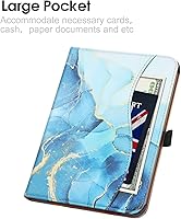 Vista 6 de Funda para iPad mini de 6ª generación 8.3 pulgadas 2021, funda inteligente protectora de cuero PU de primera calidad con soporte de folio, ángulos