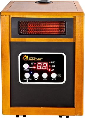 Dr. Infrared Heater Portable Space Heater with Humidifier, 1500-Watt