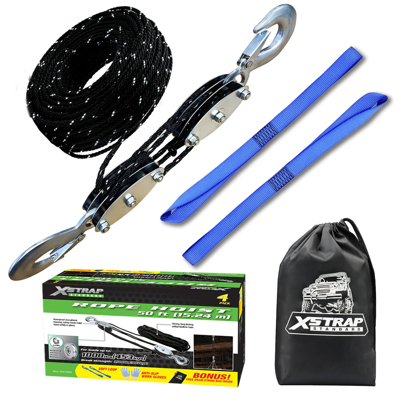 ラブカ SECL  halation Amazon.com: XSTRAP STANDARD Reflective Rope Hoist Pulley System