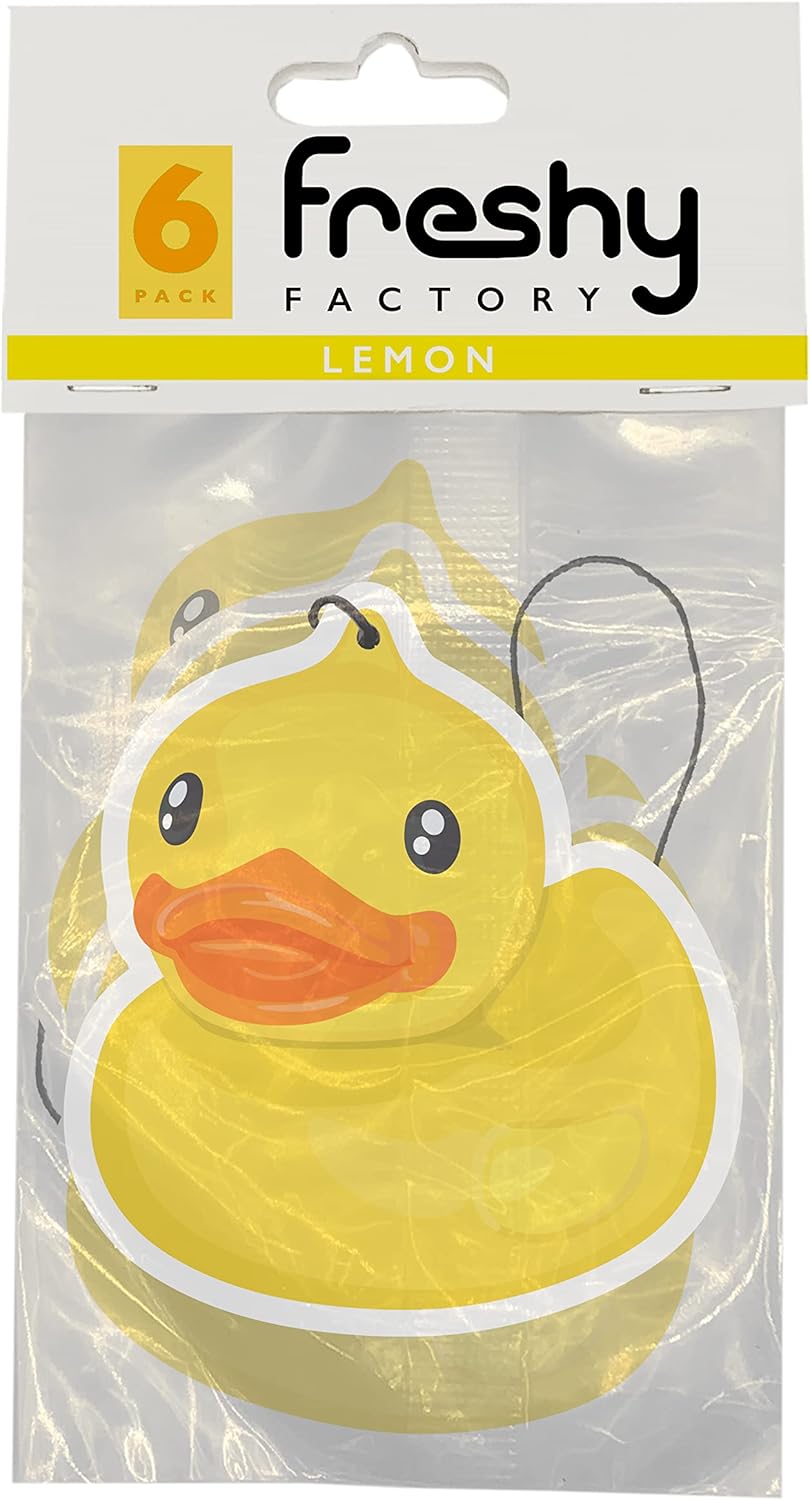 Rubber Ducky Car Air Freshener Lemon Scent Freshy Factory