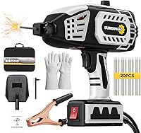 SUNSIMIAO Portable 110V Handheld ARC Welder with IGBT Inverter, 20 Rods, 20-120A Adjustable Current - Fits 3/32" Rods