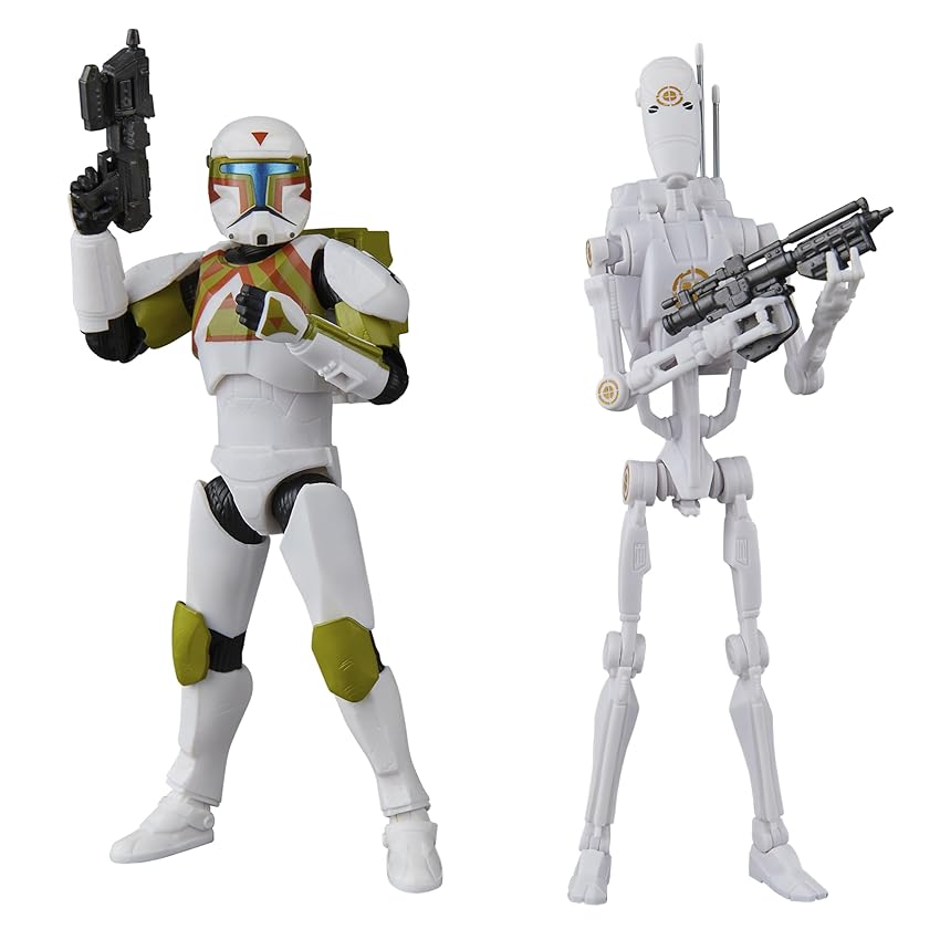 Hasbro Star Wars The Black Series, Clone Commando e B1 Droide da battaglia, action figure collezionabili da 15 cm ispirate al videogioco