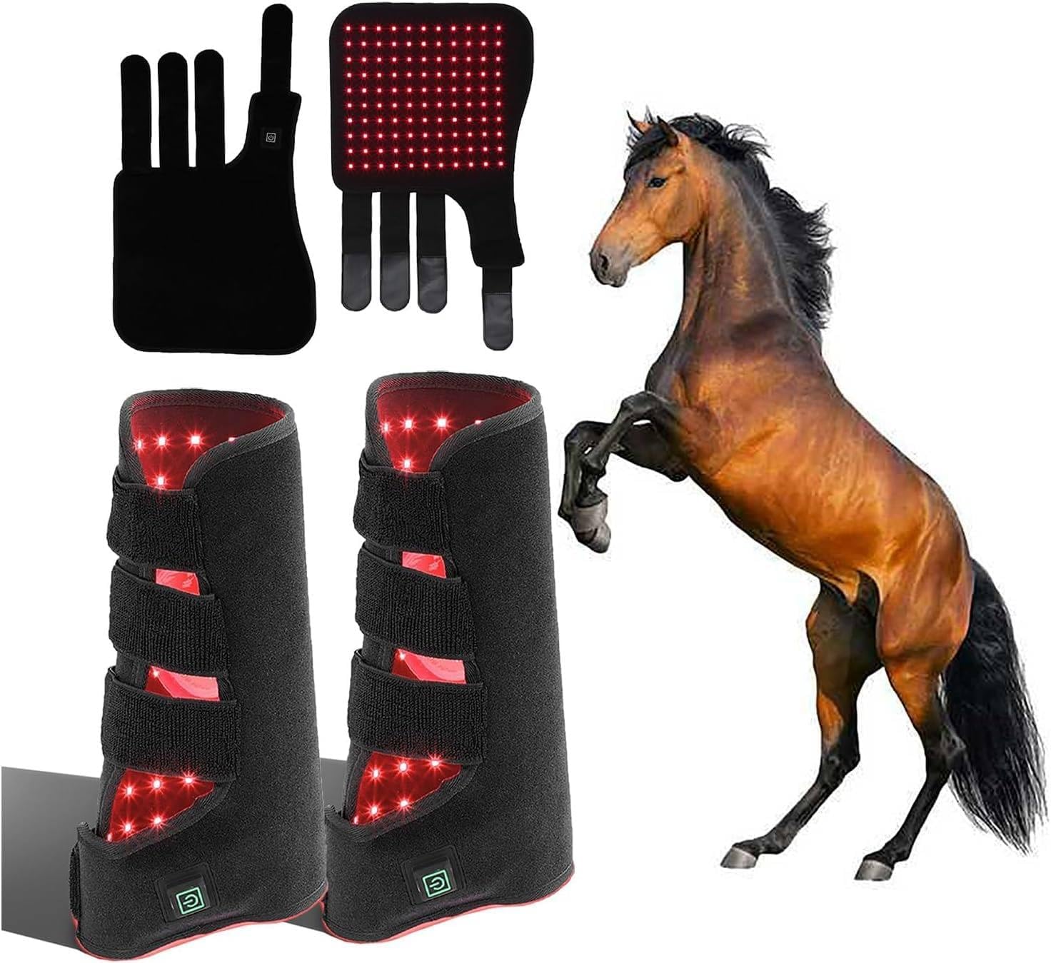 Red Light Therapy Device for Horse Leg Pain Relief LED Belt for Muscle and Joint Pain Relief ()