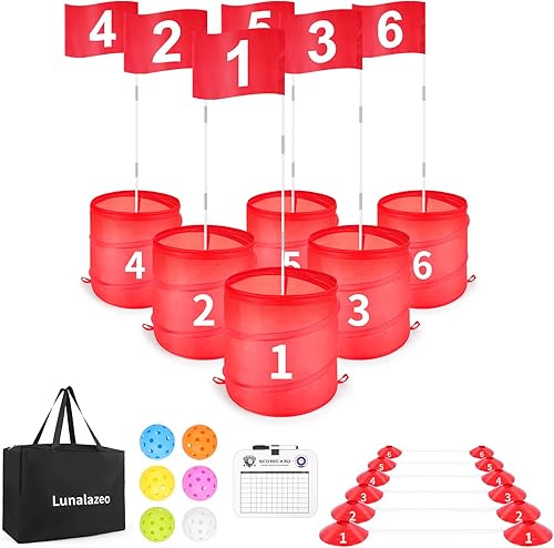 Juego de cubo de golf al aire libre, juguetes de práctica de golf para familia, adultos y niños, campo de golf portátil para patio trasero, césped,