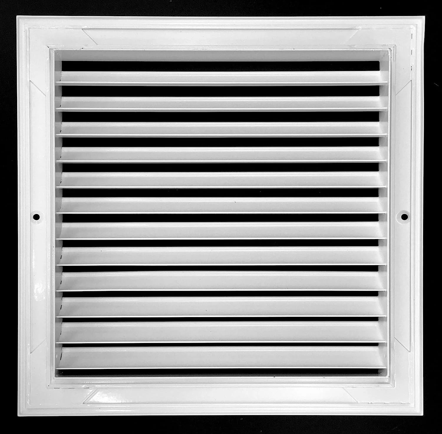 HVAC Premium Rejilla de retorno de aluminio de 8 x 8 pulgadas, fácil flujo de aire, rejillas lineales de barra [dimensiones exteriores: 9.5 pulgadas de ancho x 9.5 pulgadas de alto]
