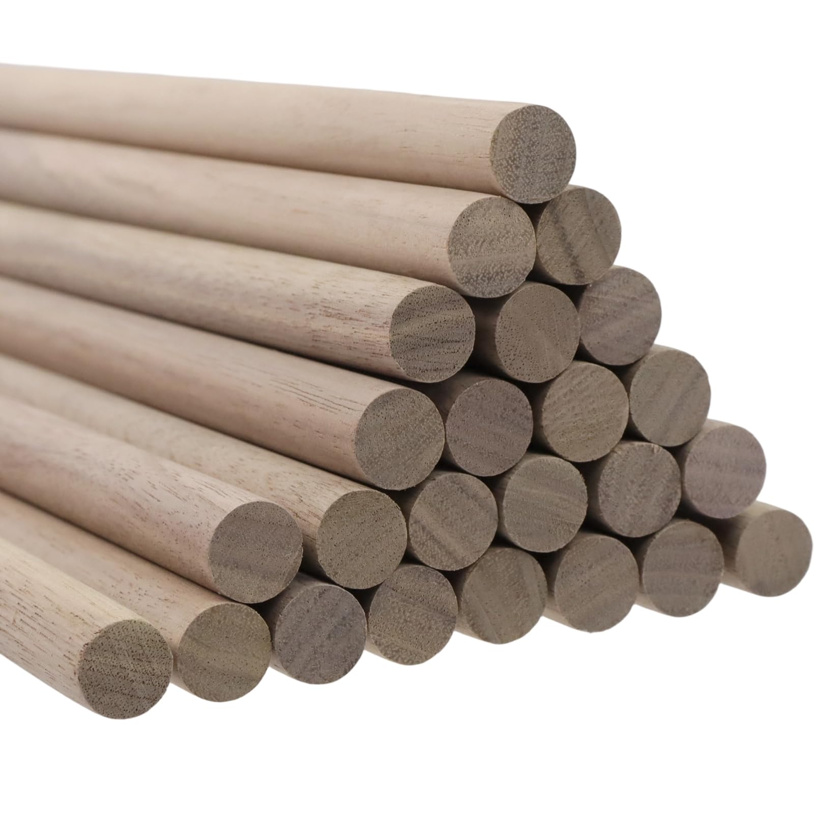 Tiges en bois de noyer pour fabriquer vos décorations suspendues en macramé