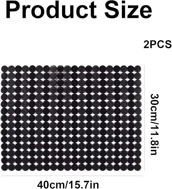 Pack of 2 Sink Liners 40 x 30 cm PVC Kitchen Sink Mat