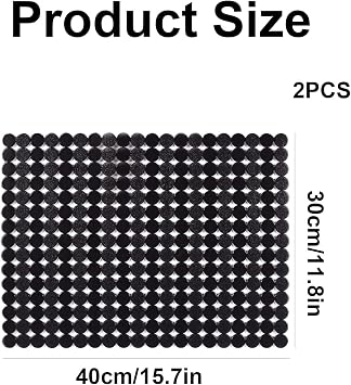 Pack of 2 Sink Liners 40 x 30 cm PVC Kitchen Sink Mat