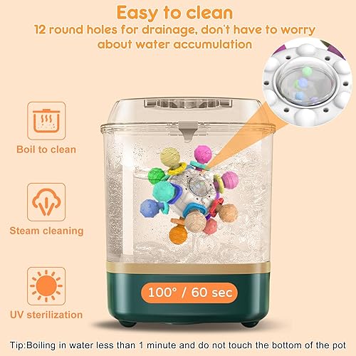 Miniatura 6 de Juguetes de dentición para bebé juguetes de dentición para bebés de 0 a 6 meses, juguetes para bebés de 6 a 12 meses, bola de dentición para bebé,