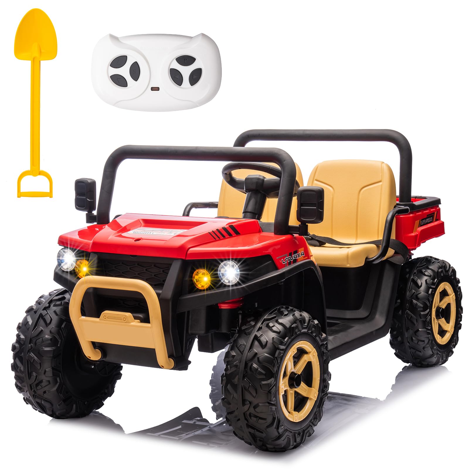 Cozy Coupe Sopbost Seater 24V Ride On Truck With EVA Tires