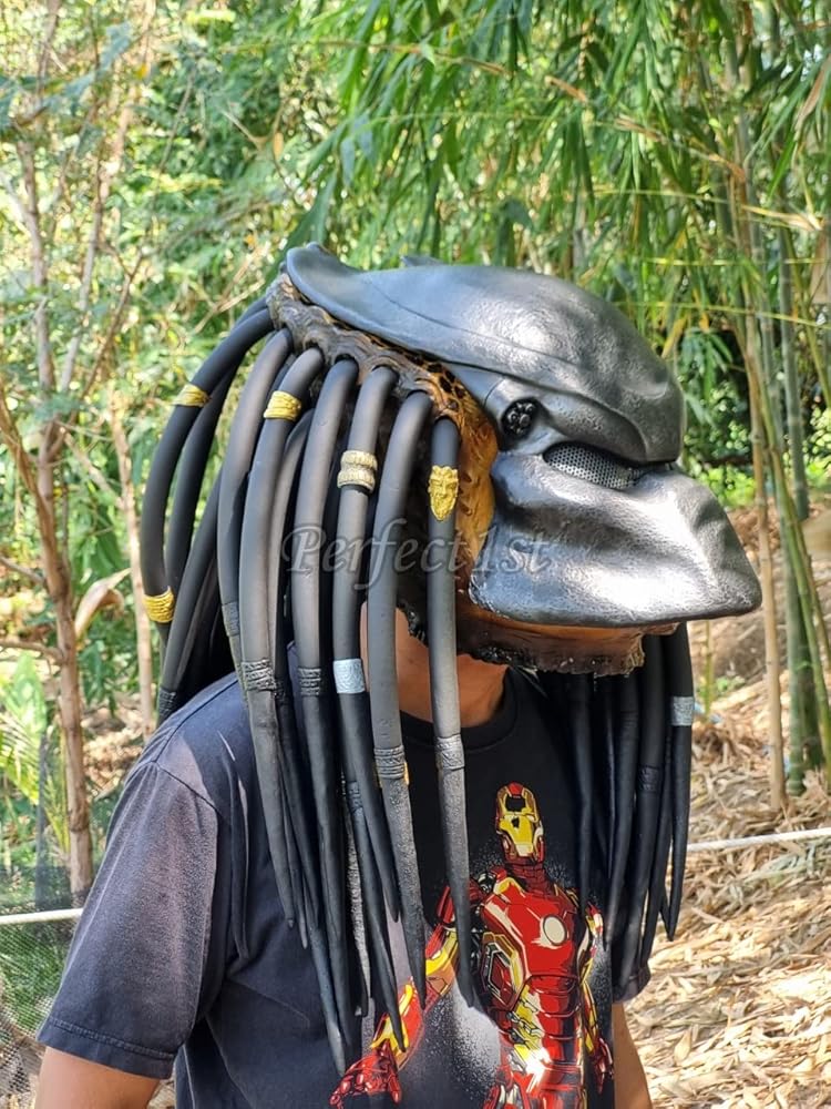 ✨希少✨プレデター コスプレ用マスク Amazon.co.jp: プレデターマスクオートバイヘッドギアプレデター