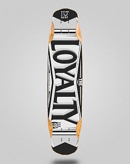 Loyalty Skate Skateboard Longboard Deck Mix Bamboo 38 x 8.45 Label Black