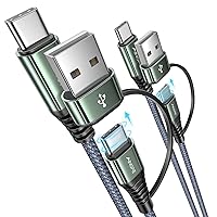 Vista 14 de AINOPE Cable USB C a USB C, paquete de 2 cables USB C de 1.5 pies de carga rápida con adaptador USB a USB C, cable USB a USBC de 60 W para iPhone 17