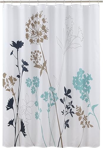 Miniatura 7 de DS Bath Silhouette cortina de regadera de tela impermeable