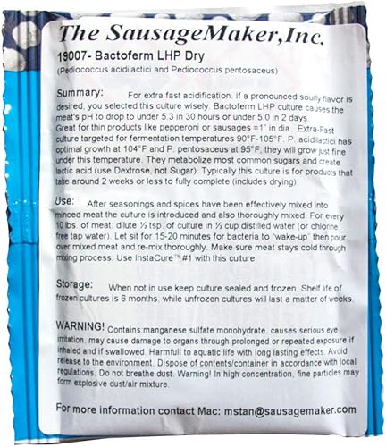 Miniatura 2 de The Sausage Maker Bactoferm LHP Seco (Pediococcus Acidilactici y Pediococcus Pentosaceus)