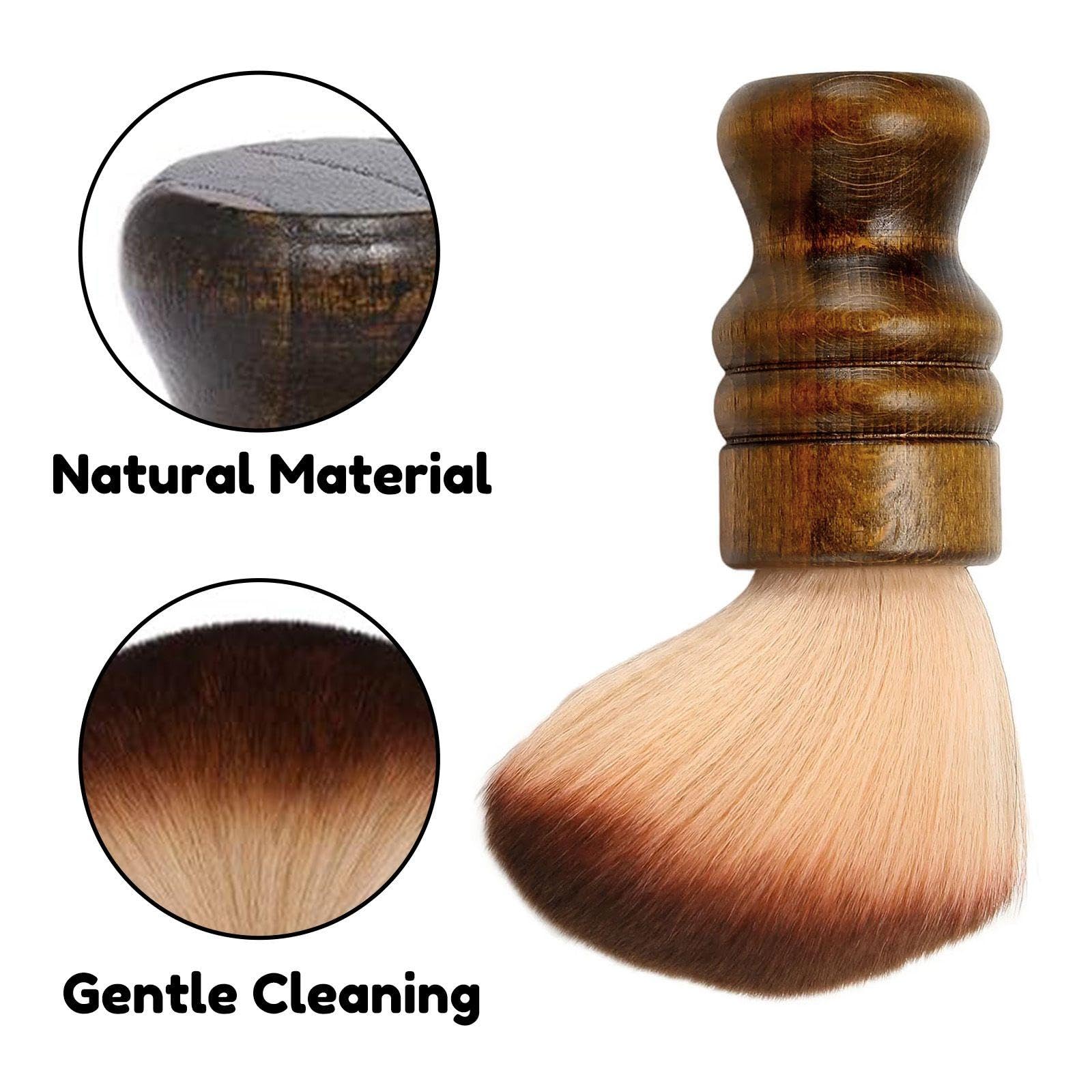 Spazzole Per Capelli Da 2 Pezzi, Strumenti Da Barbiere, Spazzole Per La Depilazione Della Polvere, Strumenti Di Pulizia, Accessori Per Parrucchiere.