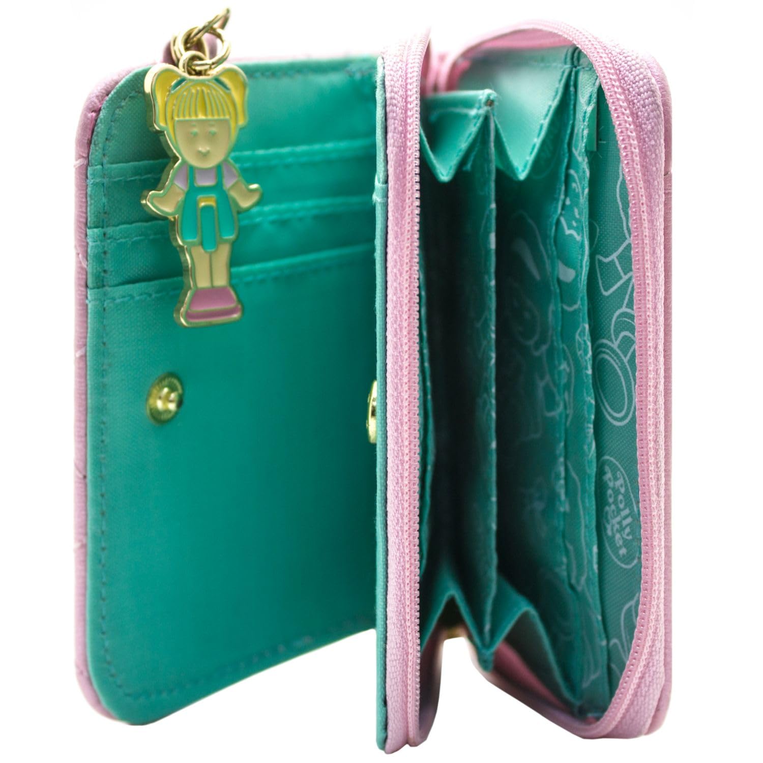 Animation Adventures In Pocketville Tiny World Of Polly Borsa/Portamonete Clutch Tasca per Monete & Porta Carte, Rosa
