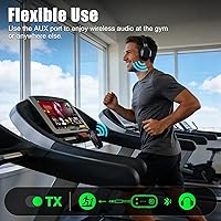 Vista 6 de 2026 Upgraded Pro Bluetooth 6.0 Transmitter Receiver Bluetooth Adapter for TV/Airplane/Gym to Wireless Headphones/All Airpods,Dual Link AptX