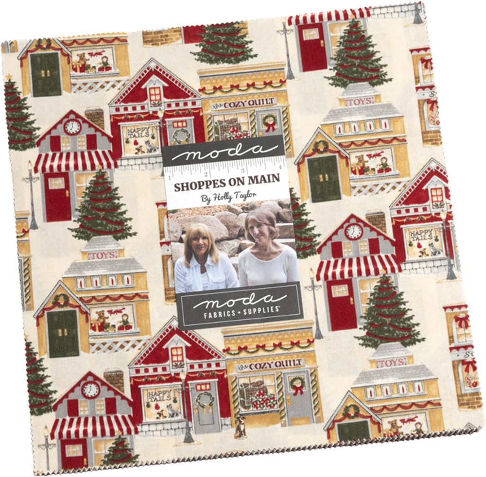 Moda FabricsShoppes On Main Layer Cake®, 42-10" Precut Quilt Squares by Holly Taylor