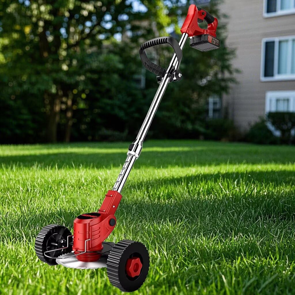 Eater Harbor Freight Brush Cutter Cordless Weed Wacker, No-String