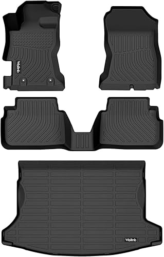 Juego de alfombrillas para todo tipo de clima y revestimiento de carga personalizadas para Subaru Crosstrek 2018-2023Subaru Impreza 2017-2023,