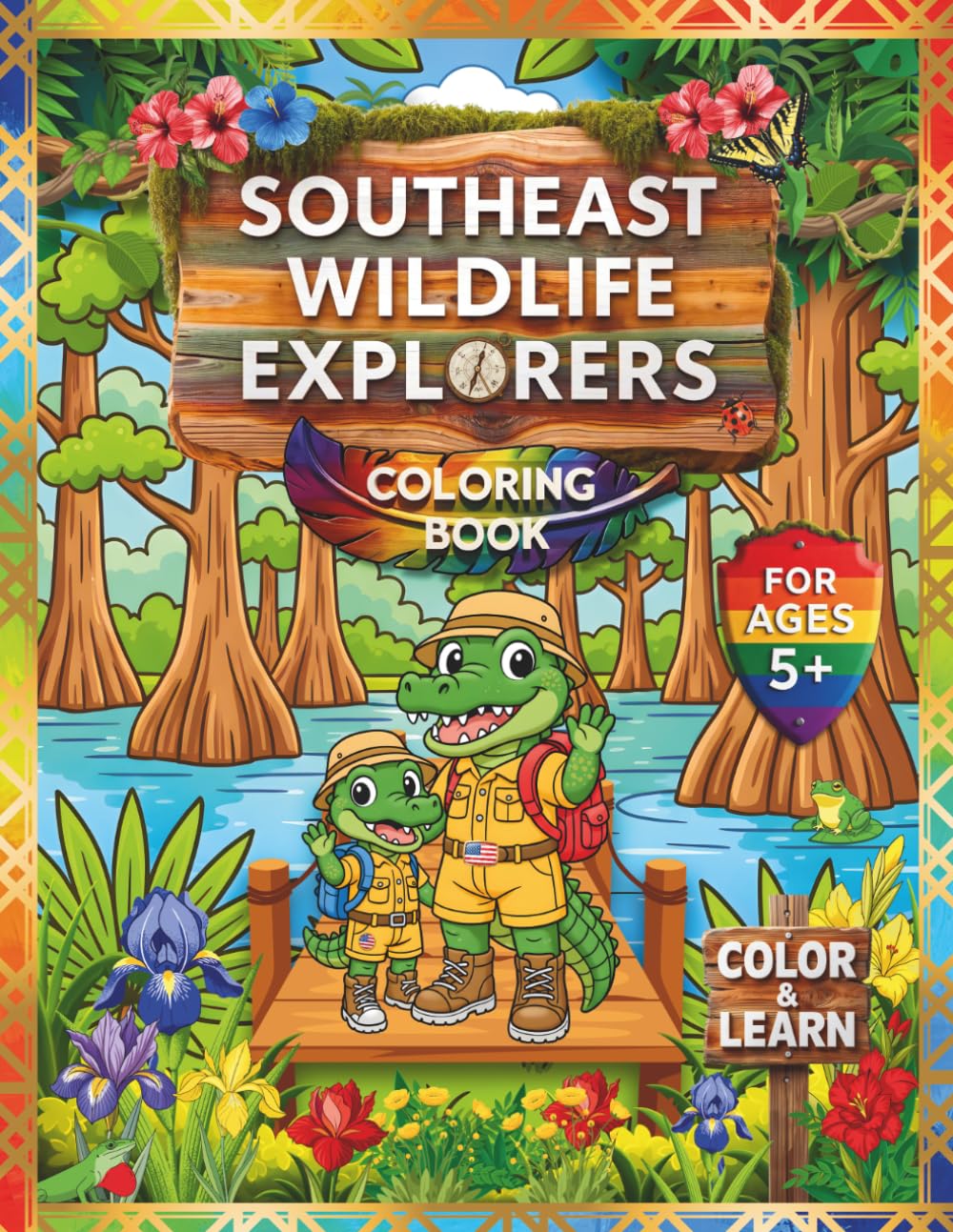 SOUTHEAST WILDLIFE EXPLORERS - COLORING BOOK (WILDLIFE & NATURE SERIES)