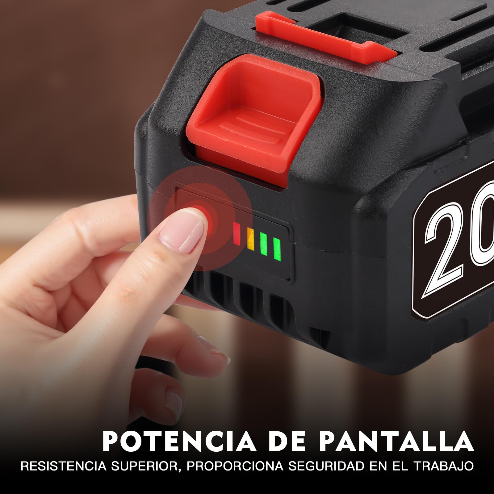 TEENO Juego de Herramientas Eléctricas 3 Piezas: Llave de Impacto Sin Escobillas + Taladro Percutor a Bateria + Amoladora Angular Sin Escobillas, 2x Batería 20V, Ideal para Hogar y Reparación de Coche