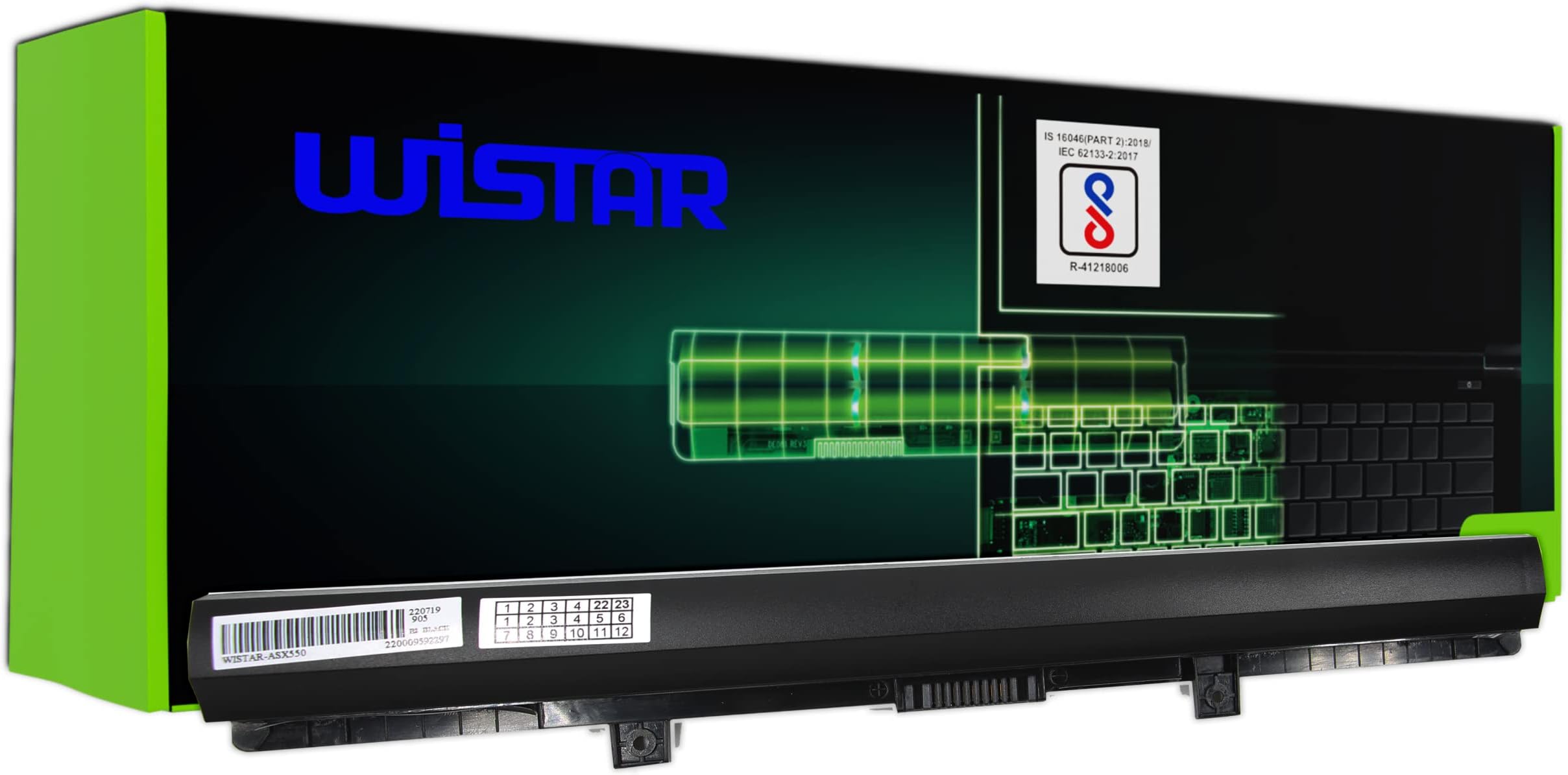 WISTAR Laptop Battery for Toshiba PA5185U-1BRS PA5195U-1BRS PA5184U-1BRS PA5185U PA5186U-1BRS Satellite C50-B L50-B