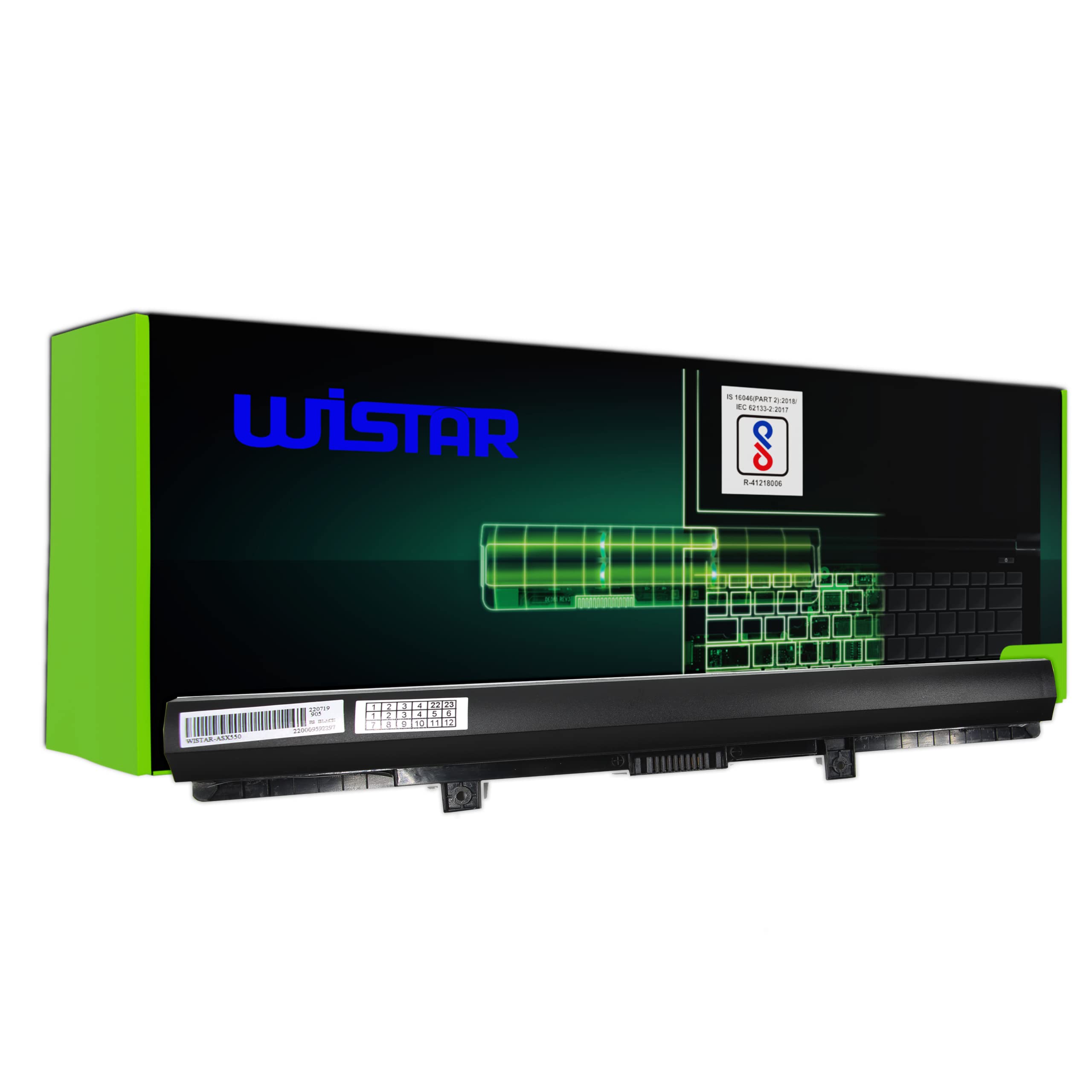 WISTAR Laptop Battery for Toshiba PA5185U-1BRS PA5195U-1BRS PA5184U-1BRS PA5185U PA5186U-1BRS Satellite C50-B L50-B