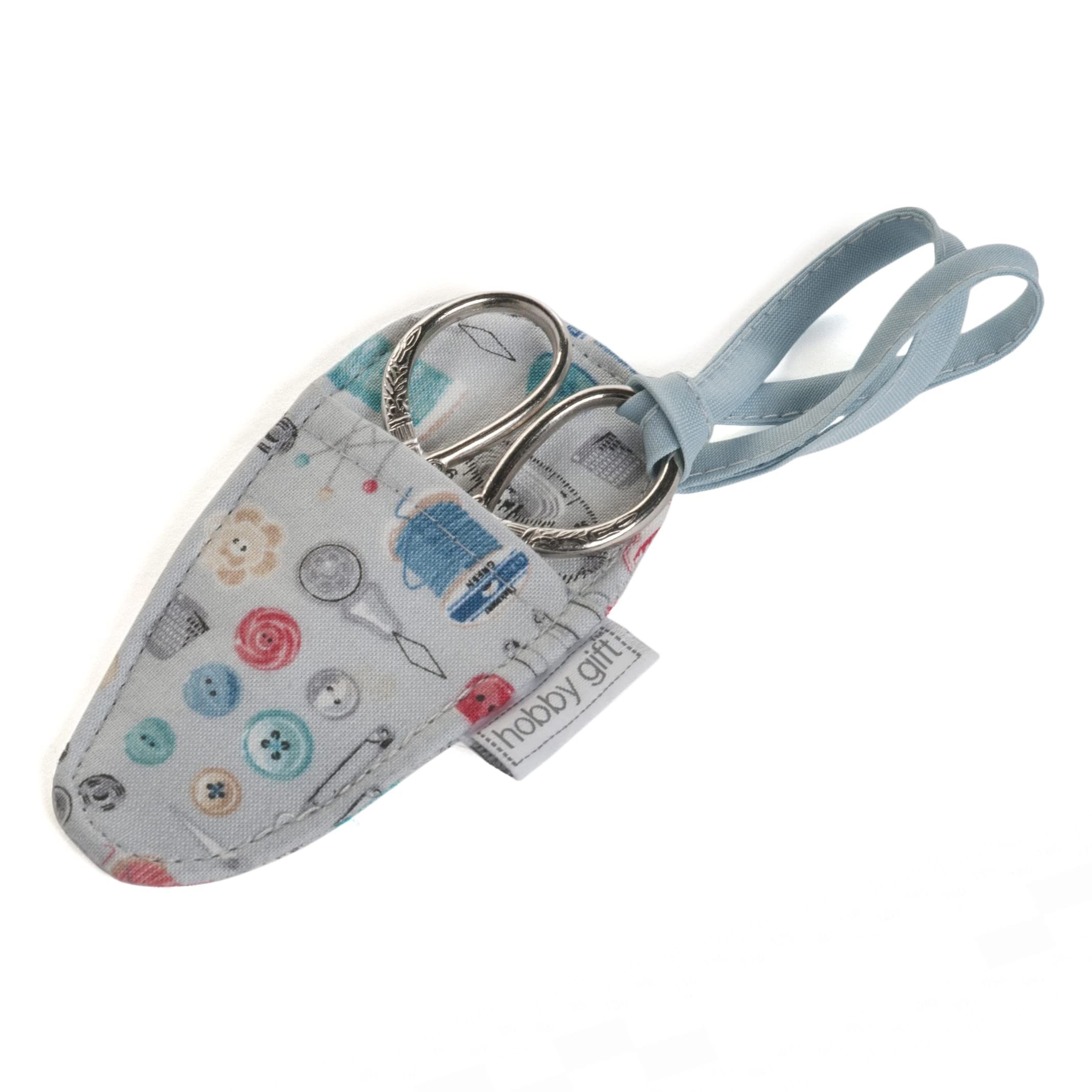 Hobby Gift Stitch In Time Embroidery Scissors - Vintage Scissors In Case - 5.5 X 11Cm