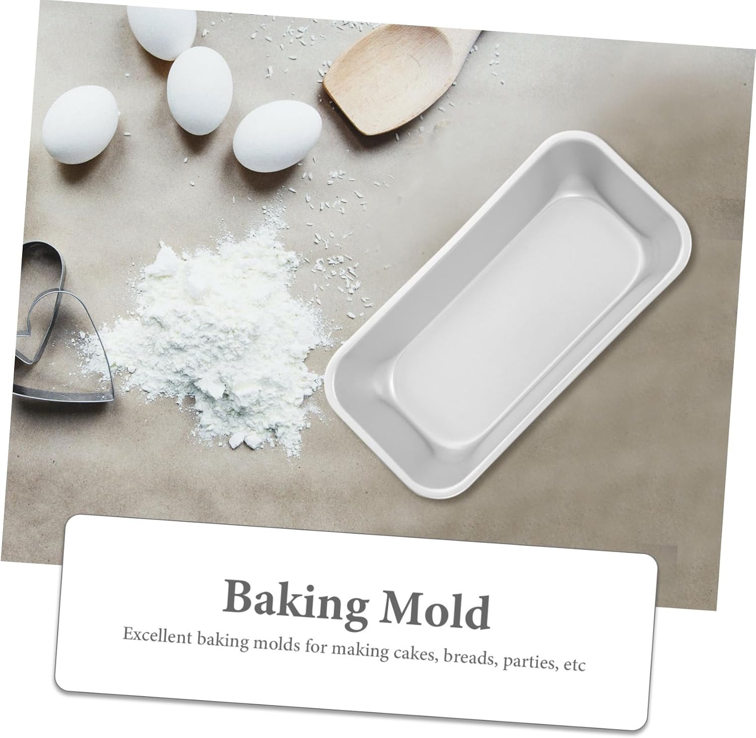 PRETYZOOM 2pcs Square Cake Molds Toast Box Baking Tools Non-Stick Cheesecake Pan Rectangular Baking Tray for Pudding