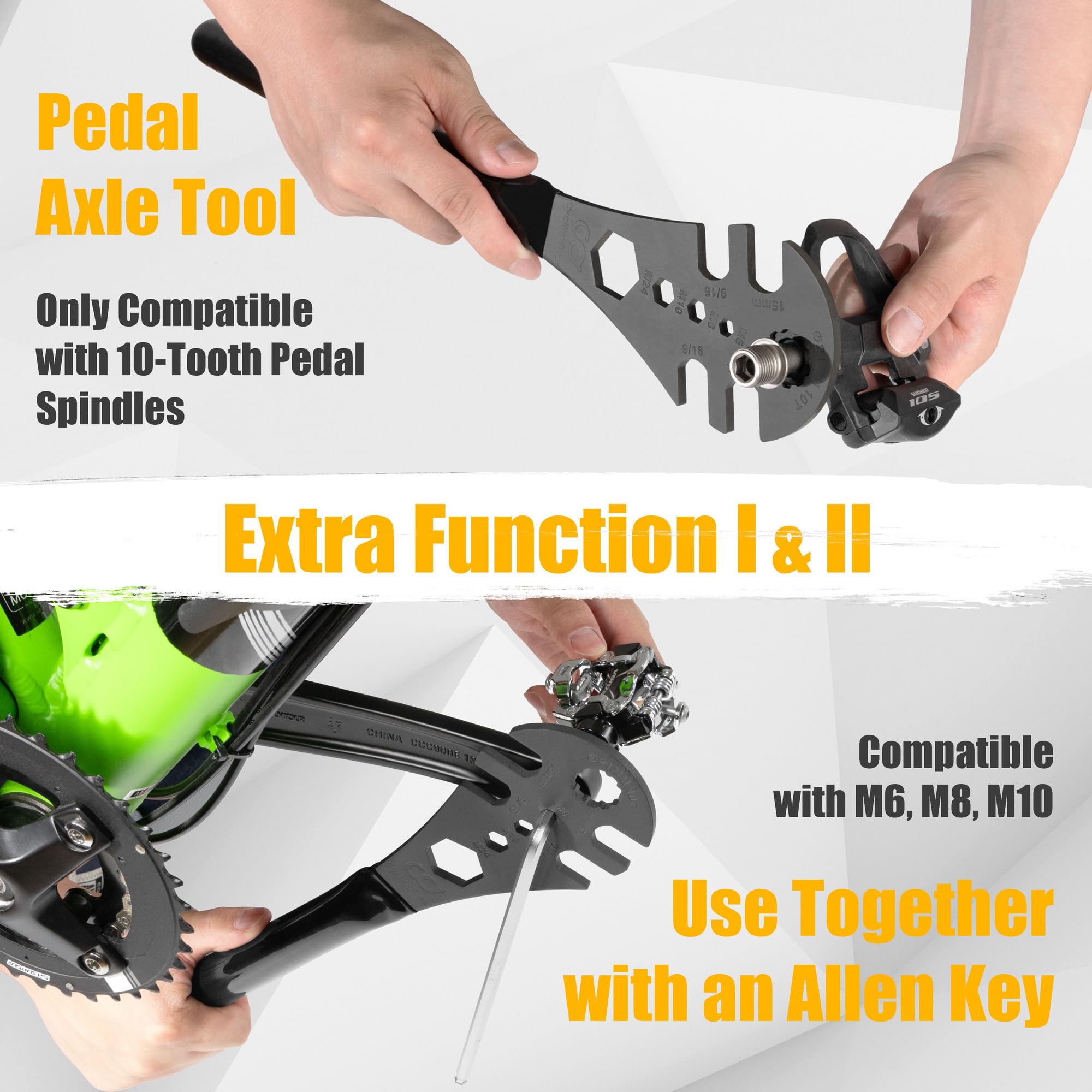 Crank Arm Change Bike Pedals Without Pedal Wrench Clipless Pedals