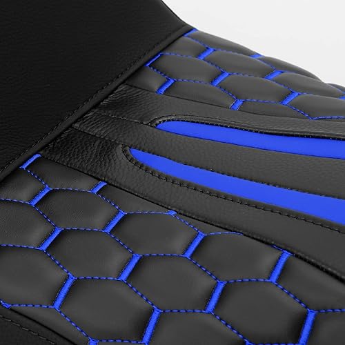 Vista 134 de Asiento de motocicleta para conductor y pasajero, apto para Harley Dyna Wide Glide Low Rider Street Bob Fat Bob FXDF Super Glide Custom FXDC