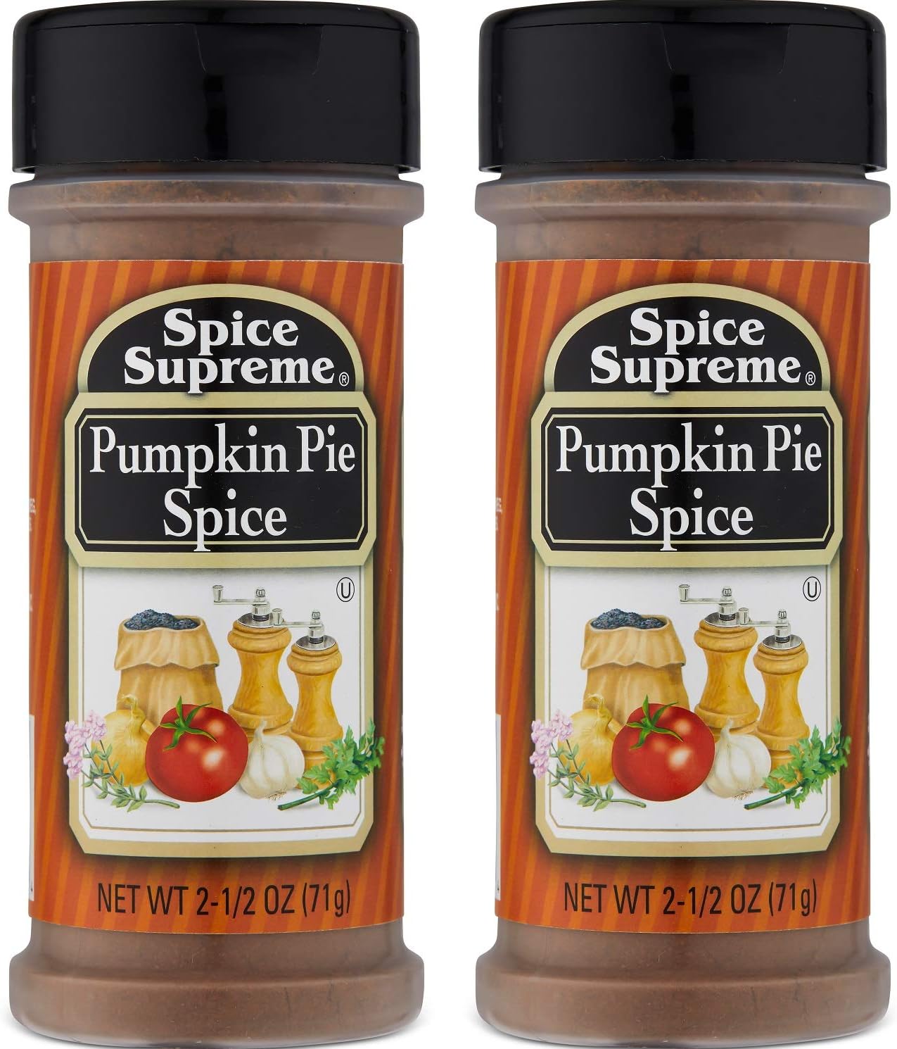 Spice Supreme: Pumpkin Pie Spice, 2.5 oz Size (2 Pack)