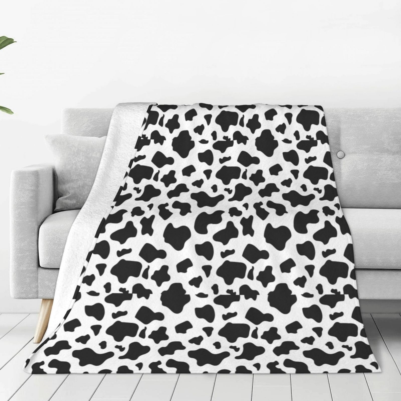Couverture flanelle léopard anti-boulochage grand plaid de lit doux