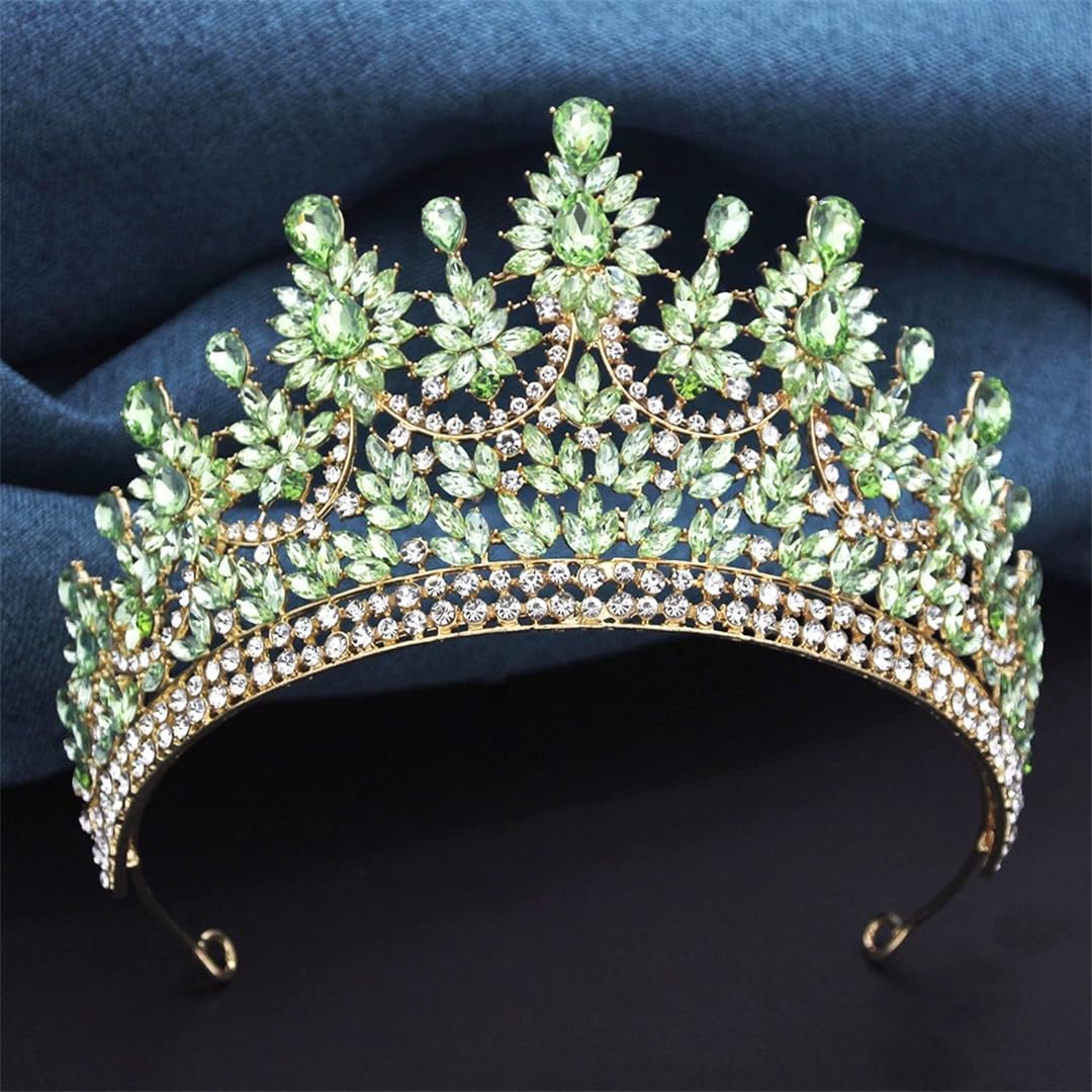 Rhinestones Tiaras And Crowns For Bride Wedding Crown Headdress Queen Birthday Prom Hair Pageant Pnnrk