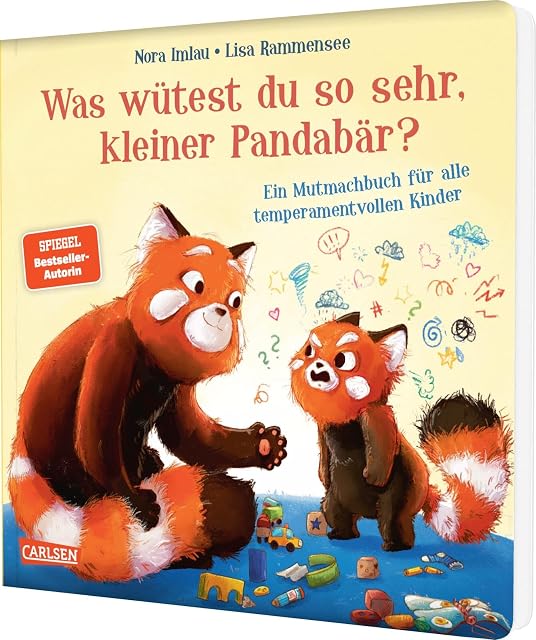 Portada de Was wütest du so sehr, kleiner Pandabär?: Ein Mutmachbuch für alle temperamentvollen Kinder | Stärkende Pappbilderbuchgeschichte ab 2 über Regulation von Wutgefühlen