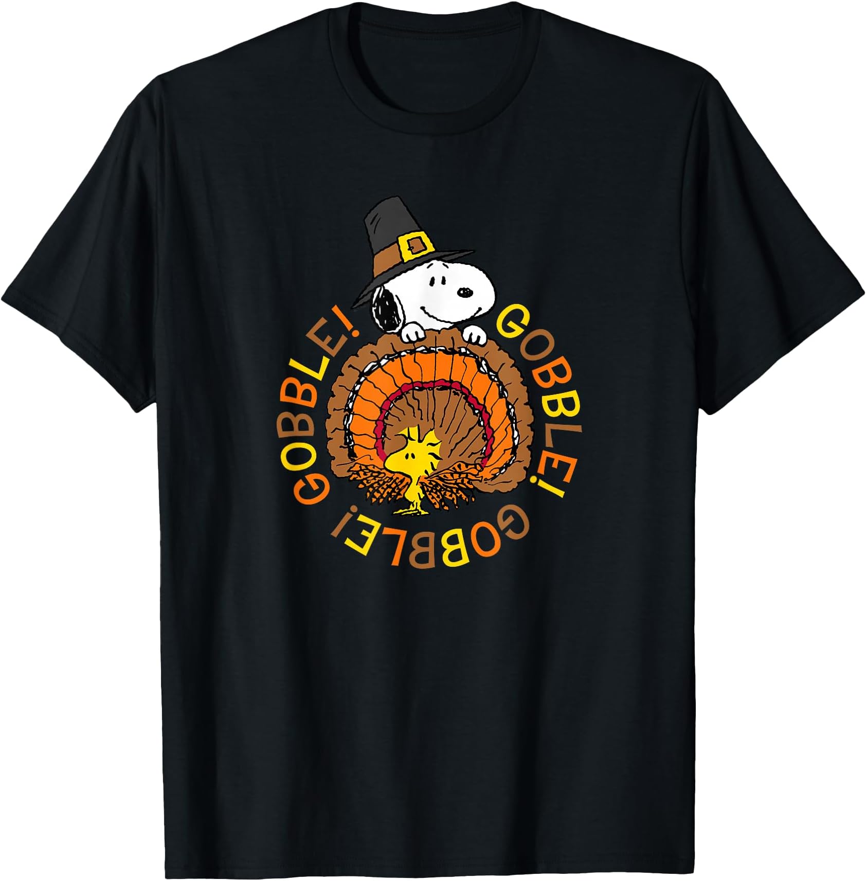 Snoopy and Woodstock Thanksgiving Gobble T-Shirt