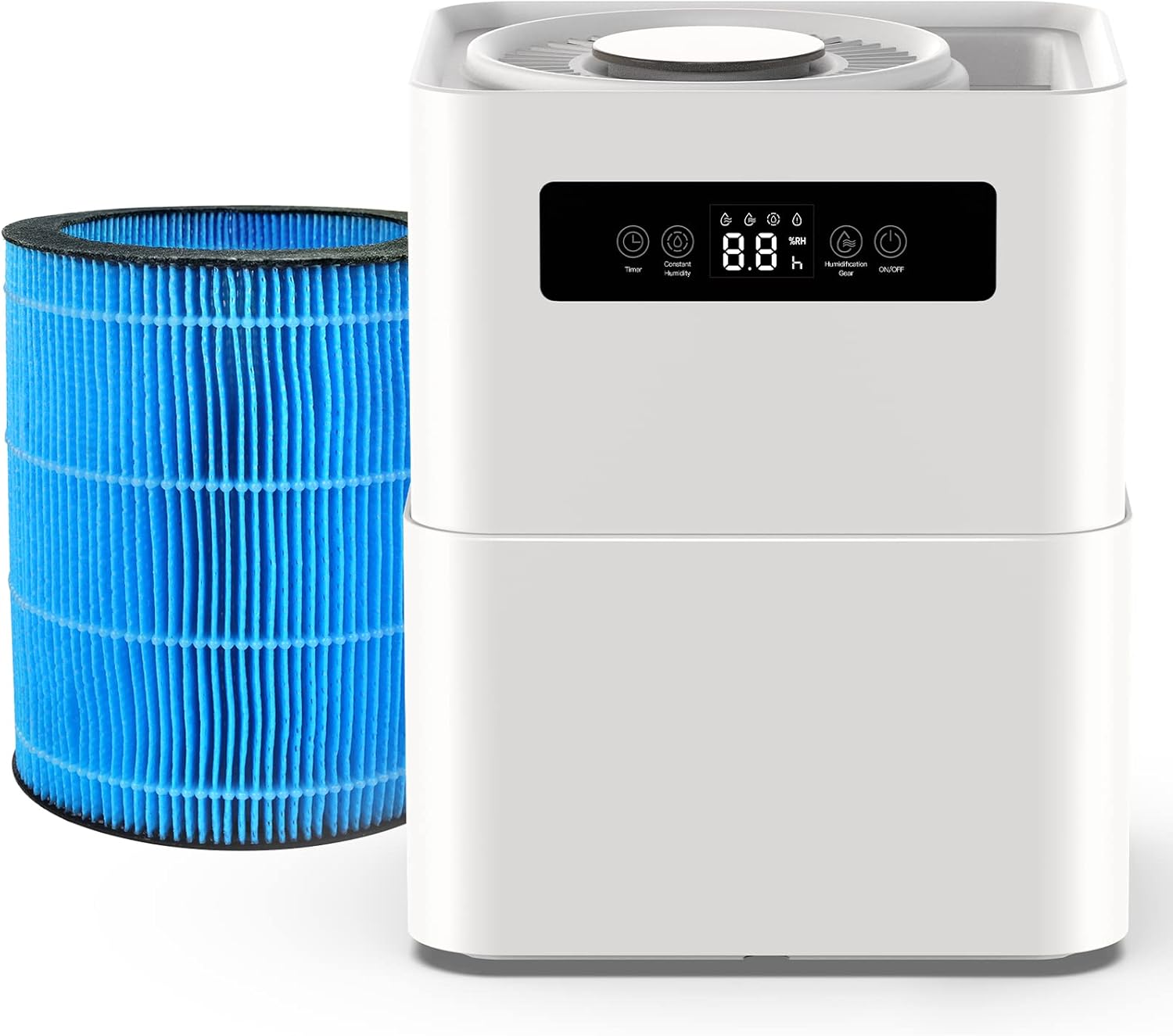 Amazon.com: 5L No Mist Evaporative Humidifiers and Filter : Home & Kitchen