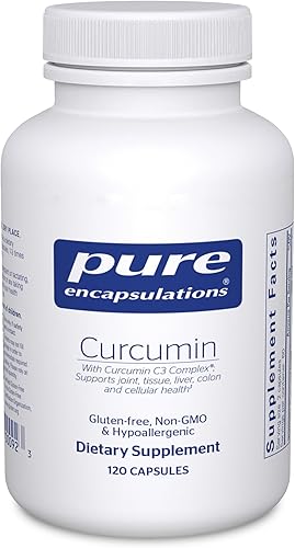 Miniatura 9 de Pure Encapsulations Curcumina - 500 mg - Apoya la salud de las articulaciones y la salud del hígado - Cápsula de cúrcuma Longa - Sin OMG y vegana -