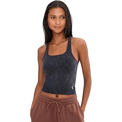 FP Movement Go To Smooth Square Neck Cami washed black