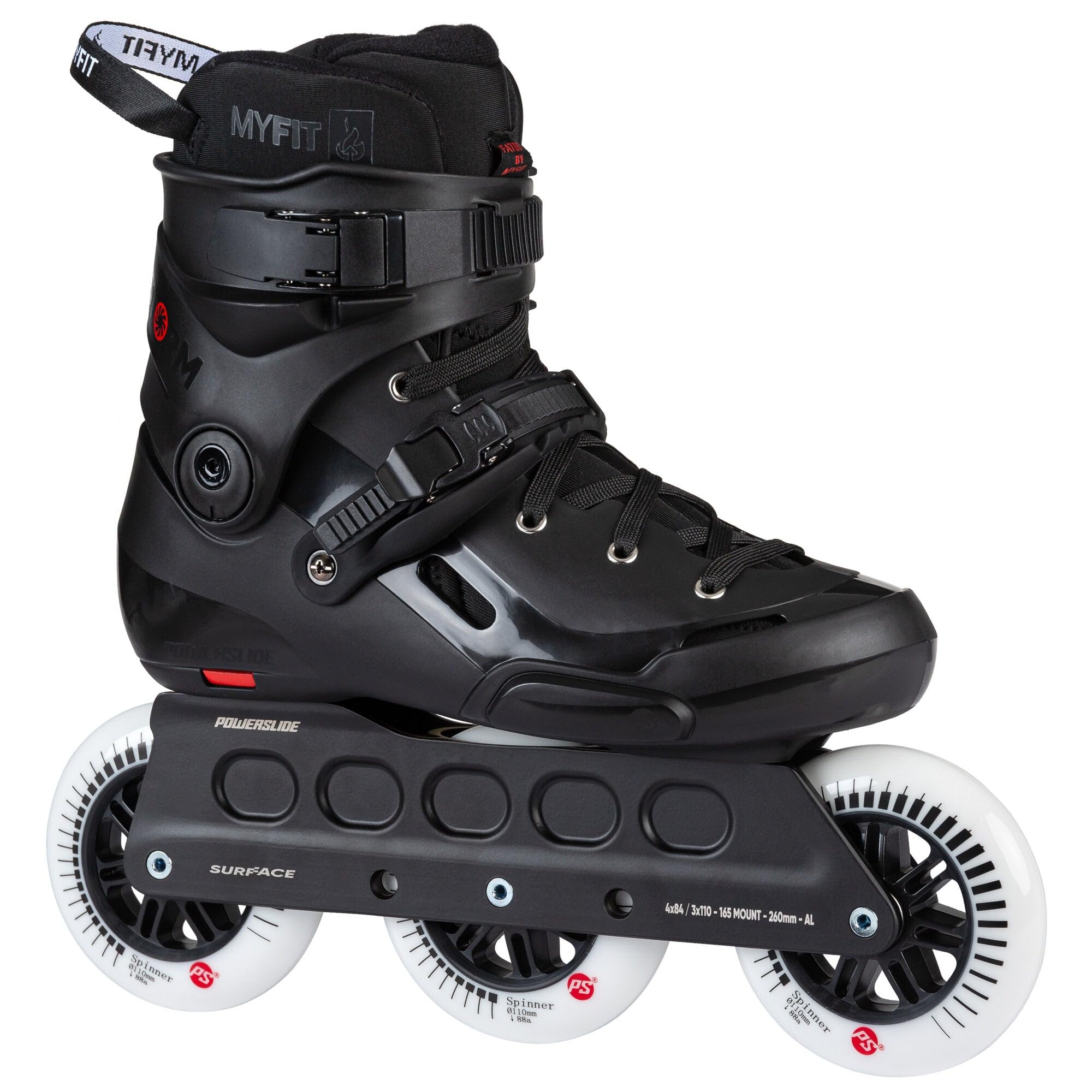 Powerslide PS Storm 110 Skates Black 5.5 - 6.0 (37-38)